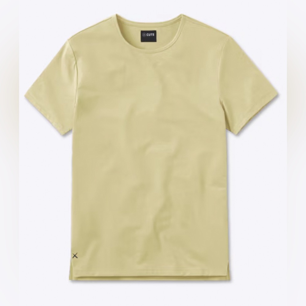 NWT CUTS AO Split-Hem Tee in Reed - Picture 4 of 9
